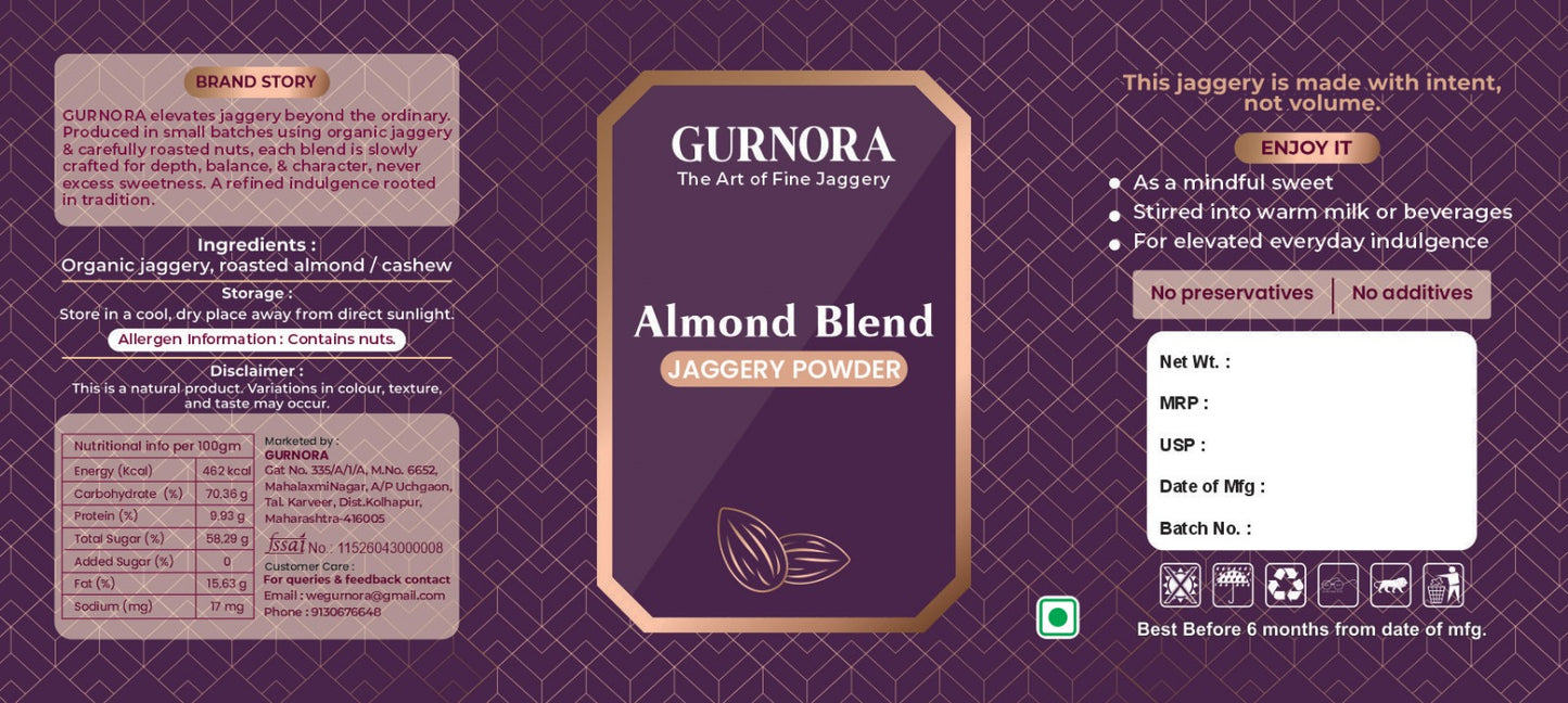Almond Blend Jaggery Powder